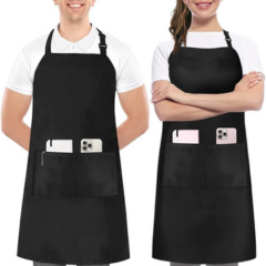 Utopia Kitchen 2-Pack Bib Apron with Pockets