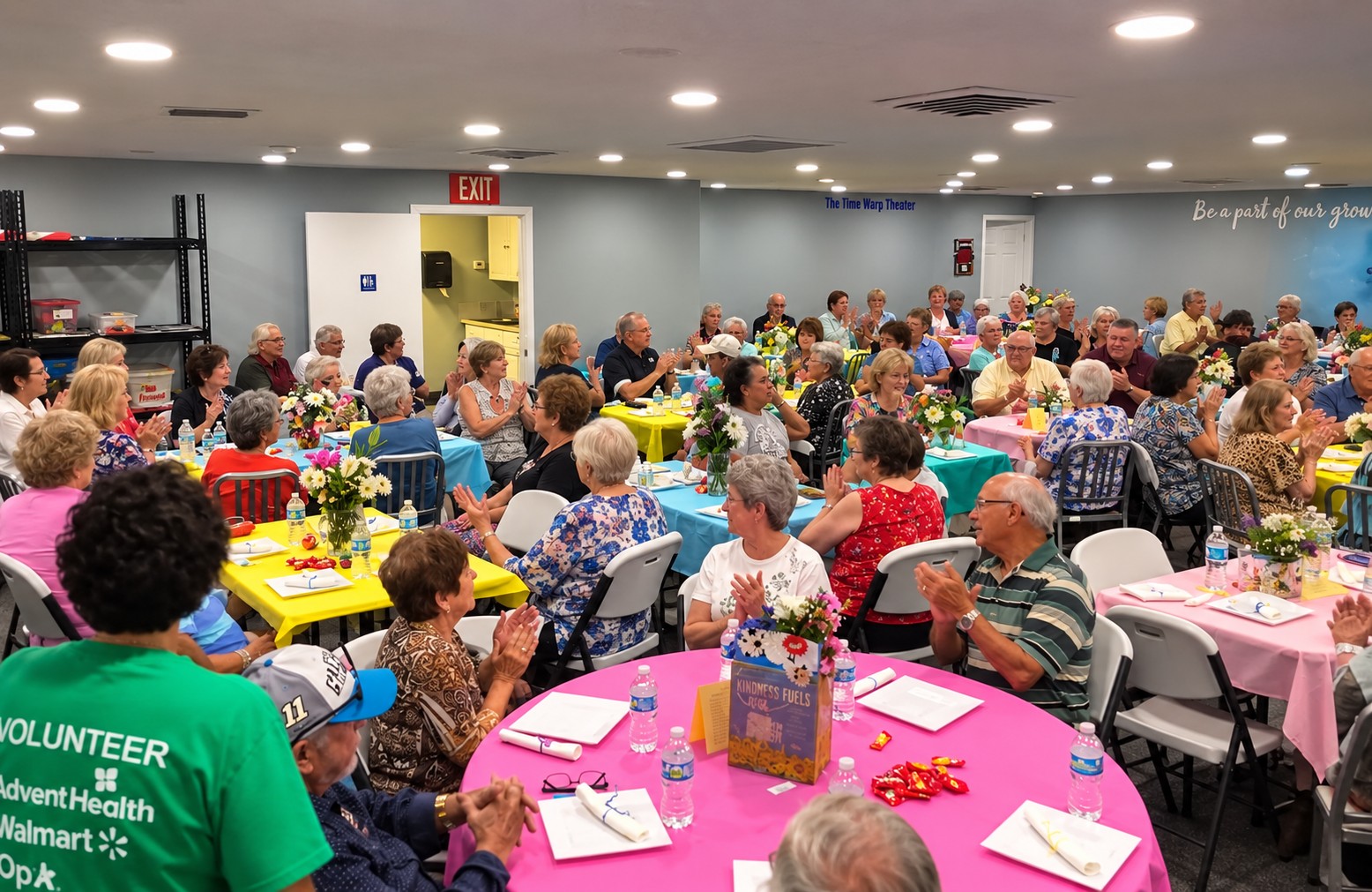 Group gathering at the Genesis Center