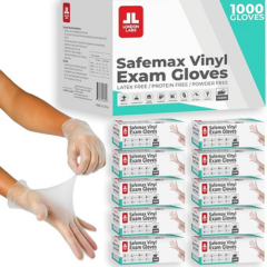 Clear Vinyl Gloves Large Powder and Latex Free