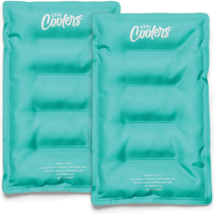 Cool Coolers 2-Pack XL Soft Ice Packs Teal