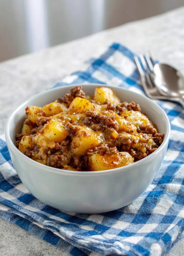Homemade Hamburger Hash